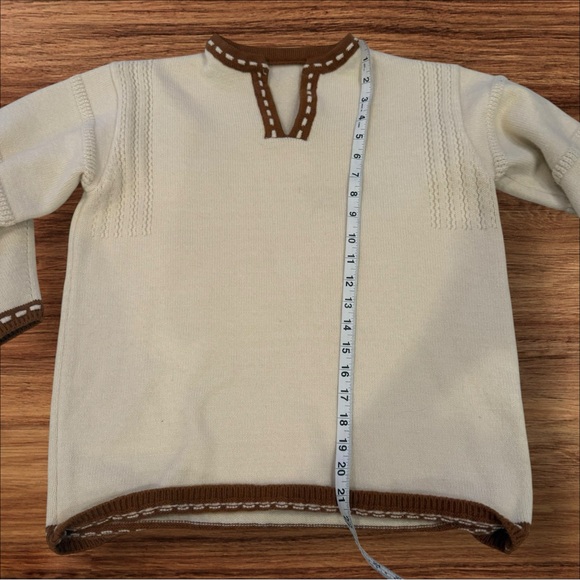 Vintage western contrast sweater size S - Picture 7 of 8